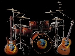Firefox, Gitary, Perkusja
